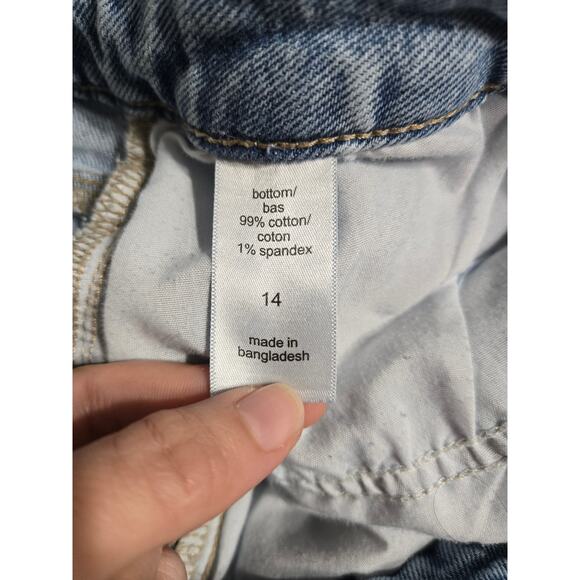 Edgely size 14 women's mid rise cropped relaxed boyfriend jeans - Picture 6 of 10